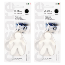 미스터앤미세스 체사레 블리스터 차량용 방향제, 2개, 프레쉬에어