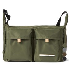 男女通用 City Walker 交叉包 010, 卡其色