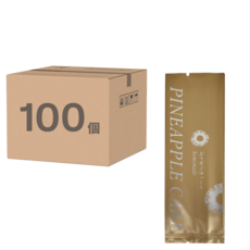 博美 鋁箔背封袋 島嶼金磚 40x130x25mm, 100個, 1包