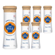 미원 맛소금 용기, 95g, 6개