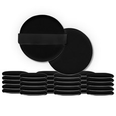 O-ON Badahari 彩妝氣墊粉撲, 黑色, 30個