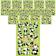 Fantastics 迷你貼紙 寶寶熊貓 PS-22006, 10個, 混合顏色