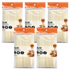 竹製熱狗籤 22cm, 100入, 5個