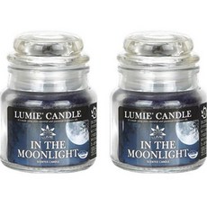 LUMIE CANDLE 小型罐蠟燭, 月光下, 70g, 2個
