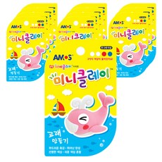 아모스 미니클레이 고래 만들기 12p, 혼합 색상, 1개