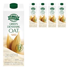 Denmark 燕麥奶, 5瓶, 950ml