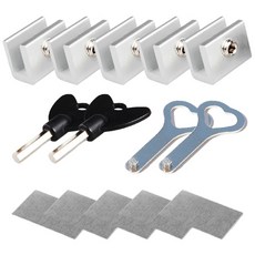 PARA D 鑰匙窗戶安全鎖, 5個, 混合色