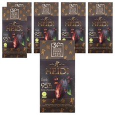 HEIDI 赫蒂 95%黑巧克力 濃郁香醇, 50g, 6盒