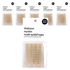 더분 마이스킨 누드 단면 쌍커풀 테이프, 1440개, 누드MS타입