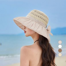 아뗄릭 더블 레이어 실크 라판 챙모자 10232