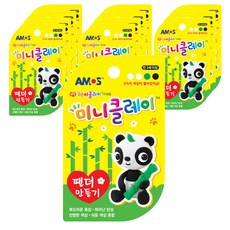 아모스 미니클레이 팬더 만들기 12p, 혼합 색상, 1개