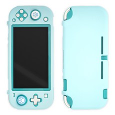JAMMON Nintendo Switch Lite 專用馬卡龍硬殼套裝, LTC01-CB, 棉花藍, 1套