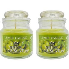 LUMIE CANDLE 小型罐蠟燭, 麝香葡萄, 70g, 2個