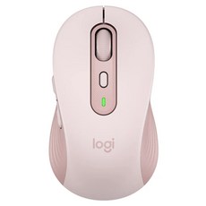 logitech 羅技 多工靜音無線滑鼠 大手版, M750 L, 粉色