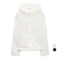 미쏘 여성용 나일론 후드 집업 점퍼