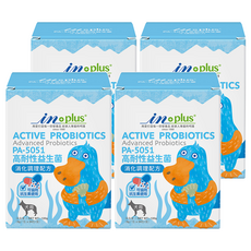 IN-Plus 高耐性益生菌 犬用營養劑 Set PA-5051 24包/盒 120g 可搭配抗生素使用, 5g, 消化, 4盒