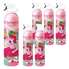 디보트브리엘 레드 프린세스 버블 클렌저 딸기향, 300ml, 6개