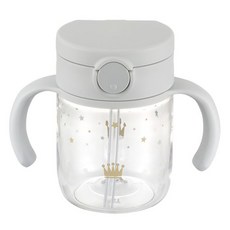 Richell 利其爾 直飲水杯 200ml 8個月以上適用年齡, 幻夢星空 灰色, 1個