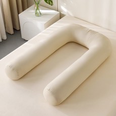 SOHEIM 可機洗U型身體抱枕, 沙米色