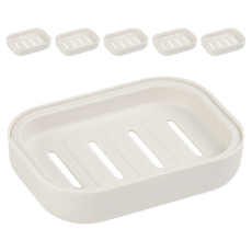 GoodGoodShop 馬卡龍肥皂架, 白色, 6個