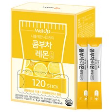 Justick 康普茶沖泡粉 檸檬口味, 5g, 120條, 1盒