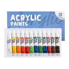 菲諾爾 基礎壓克力顏料, 12ml, 12色