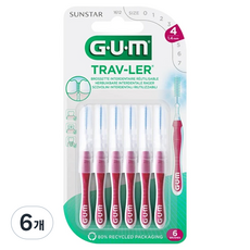 검 트래블러 치간칫솔 1612, 1.4mm, 6개입, 6개