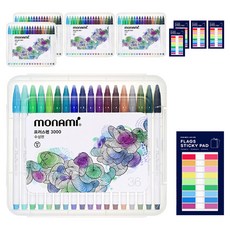 monAmi Plus Pen 36色+Tucobi旗子 9色 小, 混合色, 5套