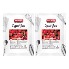 안드로스 딸기 리플잼, 1kg, 2개