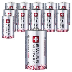 SWISS MILITARY 鹼性散裝 DM 電池, 2入, 6個