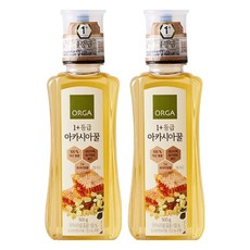 ORGA 1+ 級洋槐蜜, 500g, 2瓶