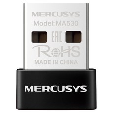 MERCUSYS 水星網路 藍牙5.3 USB 接收器 MA530 迷你尺寸 USB 2.0, 1盒, 單色
