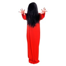 OPRY 男女通用 鬼魂素服 萬聖節服裝 + 假髮套組