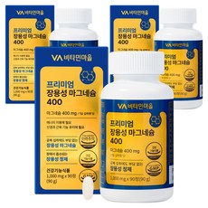 Vitamin Village 優質腸溶性鎂 400 90g, 3個, 90錠