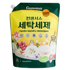 컨센서스 세탁세제 리필 베이비파우더, 2.1L, 1개