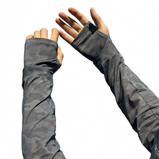 아더위크 냉감 손등형 쿨토시 아이스 슬리브 팔토시, 그레이, 2개