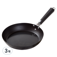 니토리 IH 인덕션 균일하고 강한 화력 아이언 프라이팬, 26cm, 3개