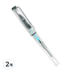 Yaza Company墨水填充型壓桿原子筆 0.38 EF, 2個