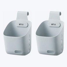 ffcat 幸福家掛式多用途收納籃 小款, 灰色, 2個