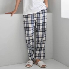 GLAM GONGGAM Rien 格紋棉質磨毛睡褲