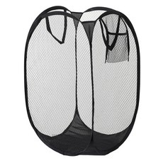 Like Zone 衣物網眼洗衣籃, 黑色