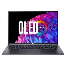 acer 宏碁 Swift Go 筆記型電腦 16" 3.2K OLED 120Hz/Ultra 7 155H/Intel Arc, 灰色, 512GB, 16GB, WIN11 Home, SFG16-72-710T