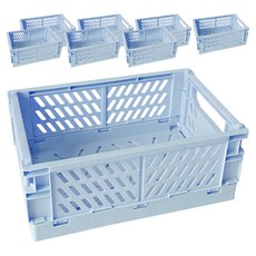 DG생활 파스텔 폴딩박스 중형 DG-05, 스카이, 8개