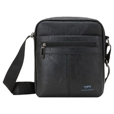 REDCEROS 男士休閒斜背包 RM-1254, 黑色