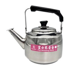 Pearl Horse 寶馬富士琴音壺 304不銹鋼材質, 銀色, 4L, 1個