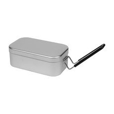 Trangia 500210 Mess Tin 210 鋁製 容量750ml, 小黑把手, 1個
