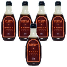 딜리셔스마켓 돈까스소스, 500g, 5개