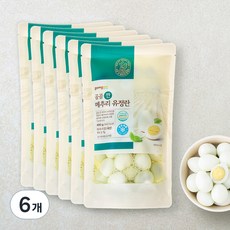 곰곰 깐메추리 유정란, 450g, 6봉