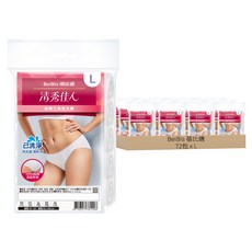 BeiBis 蓓比適 清秀佳人 純棉三角免洗褲 5件, 白色, 72包