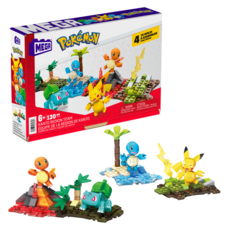 Mega Construx 寶可夢 關都地區 入門款 130p, 混合顏色